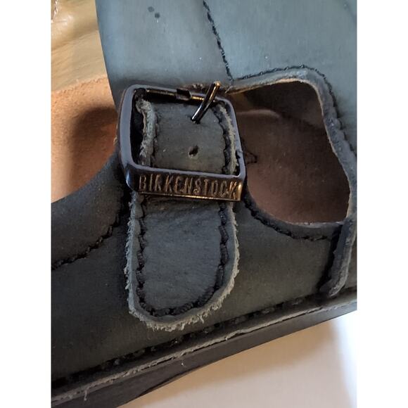 Birkenstock Madeira Black Nubuck Mary Jane Sandals Size 39 Women's 8-9 READ - Picture 13 of 13